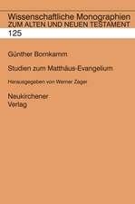 Studien zum Matthäus-Evangelium