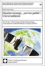 Daseinsvorsorge, ' service public', Universaldienst