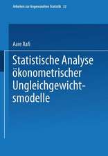 Statistische Analyse ökonometrischer Ungleichgewichtsmodelle