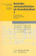 Betriebswirtschaftslehre im Grundstudium 2: Buchführung, Kostenrechnung, Bilanzen