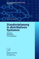 Standortplanung in distributiven Systemen: Modelle, Methoden, Anwendungen