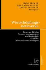 Wertschöpfungsnetzwerke: Konzepte für das Netzwerkmanagement und Potenziale aktueller Informationstechnologien