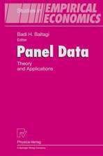 Panel Data: Theory and Applications