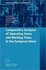 Comparative Analyses of Operating Hours and Working Times in the European Union