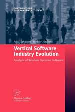 Vertical Software Industry Evolution: Analysis of Telecom Operator Software