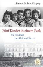 Fünf Kinder in einem Park