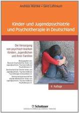 Kinder- und Jugendpsychiatrie und Psychotherapie in Deutschland