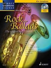 Rock Ballads Alt-Saxophon. Ausgabe mit Online-Audiodatei