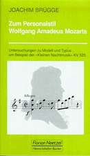 Zum Personalstil W. A. Mozarts