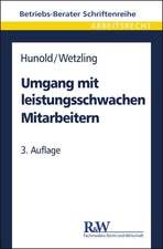 Umgang mit leistungsschwachen Mitarbeitern