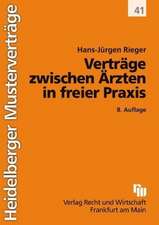 Verträge zwischen Ärzten in freier Praxis