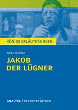 Jakob der Lügner von Jurek Becker. Textanalyse und Interpretation