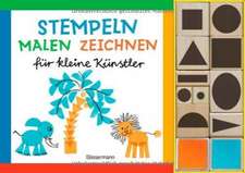 Stempeln, malen, zeichnen für kleine Künstler