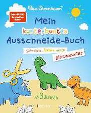 Mein kunterbuntes Ausschneidebuch - Dinosaurier. Schneiden, kleben, malen für Kinder ab 3 Jahren. Mit Scherenführerschein