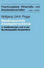 Metallindustrielle Arbeitgeberverbände in Großbritannien und der Bundesrepublik Deutschland: eine systemtheoretische Studie