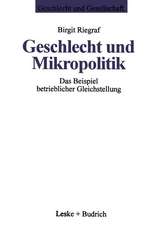 Geschlecht und Mikropolitik: Das Beispiel betrieblicher Gleichstellung