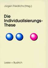 Die Individualisierungs-These