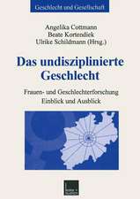 Das undisziplinierte Geschlecht: Frauen- und Geschlechterforschung — Einblick und Ausblick