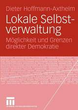 Lokale Selbstverwaltung: Möglichkeit und Grenzen direkter Demokratie