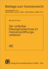 Der vorläufige Gläubigerausschuss im Insolvenzeröffnungsverfahren