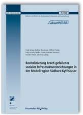 Revitalisierung brach gefallener sozialer Infrastruktureinrichtungen in der Modellregion Südharz-Kyffhäuser