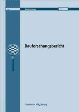 SandSet. Erforschung von Sandwichelementen als selbst tragende Bauteile. Abschlussbericht