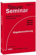 Steuer-Seminar Abgabenordnung