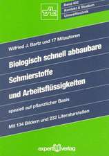 Biologisch schnell abbaubare Schmierstoffe und Arbeitsflüssigkeiten