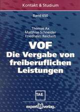 VOF - Die Vergabe von freiberuflichen Leistungen