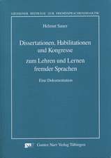 Dissertationen, Habilitationen und Kongresse zum Lehren und Lernen fremder Sprachen