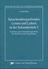 Sprachenübergreifendes Lernen und Lehren in der Sekundarstufe I