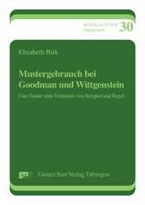 Mustergebrauch bei Goodman und Wittgenstein