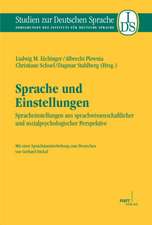 Sprache und Einstellungen