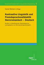 Kontrastive Linguistik und Fremdsprachendidaktik Iberoromanisch ¿ Deutsch