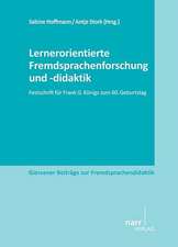 Lernerorientierte Fremdsprachenforschung und -didaktik