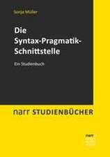 Die Syntax-Pragmatik-Schnittstelle