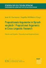 Propositionale Argumente im Sprachvergleich / Propositional Arguments in Cross-Linguistic Research