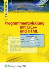 IT-Berufe. Programmentwicklung in C/C++ mit Visual Studio. Schülerband