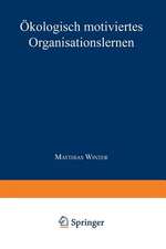 Ökologisch motiviertes Organisationslernen