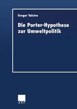 Die Porter-Hypothese zur Umweltpolitik