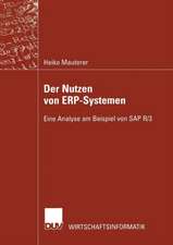 Der Nutzen von ERP-Systemen: Eine Analyse am Beispiel von SAP R/3