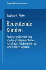 Bedeutende Kunden: Analyse und Gestaltung von langfristigen Anbieter-Nachfrager-Beziehungen auf industriellen Märkten