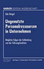 Ungenutzte Personalressourcen in Unternehmen