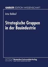 Strategische Gruppen in der Bauindustrie