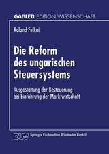 Die Reform des ungarischen Steuersystems: Ausgestaltung der Besteuerung bei Einführung der Marktwirtschaft