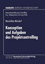 Konzeption und Aufgaben des Projektcontrolling