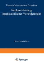 Implementierung organisatorischer Veränderungen