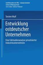 Entwicklung ostdeutscher Unternehmen: Eine Fallstudienanalyse privatisierter Industrieunternehmen