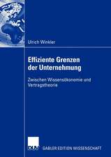 Effiziente Grenzen der Unternehmung