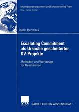 Escalating Commitment als Ursache gescheiterter DV-Projekte